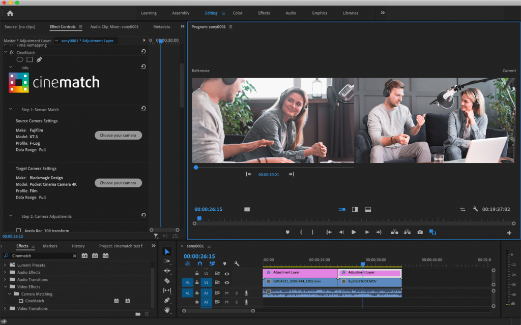 Introducing CineMatch - camera matching made easy