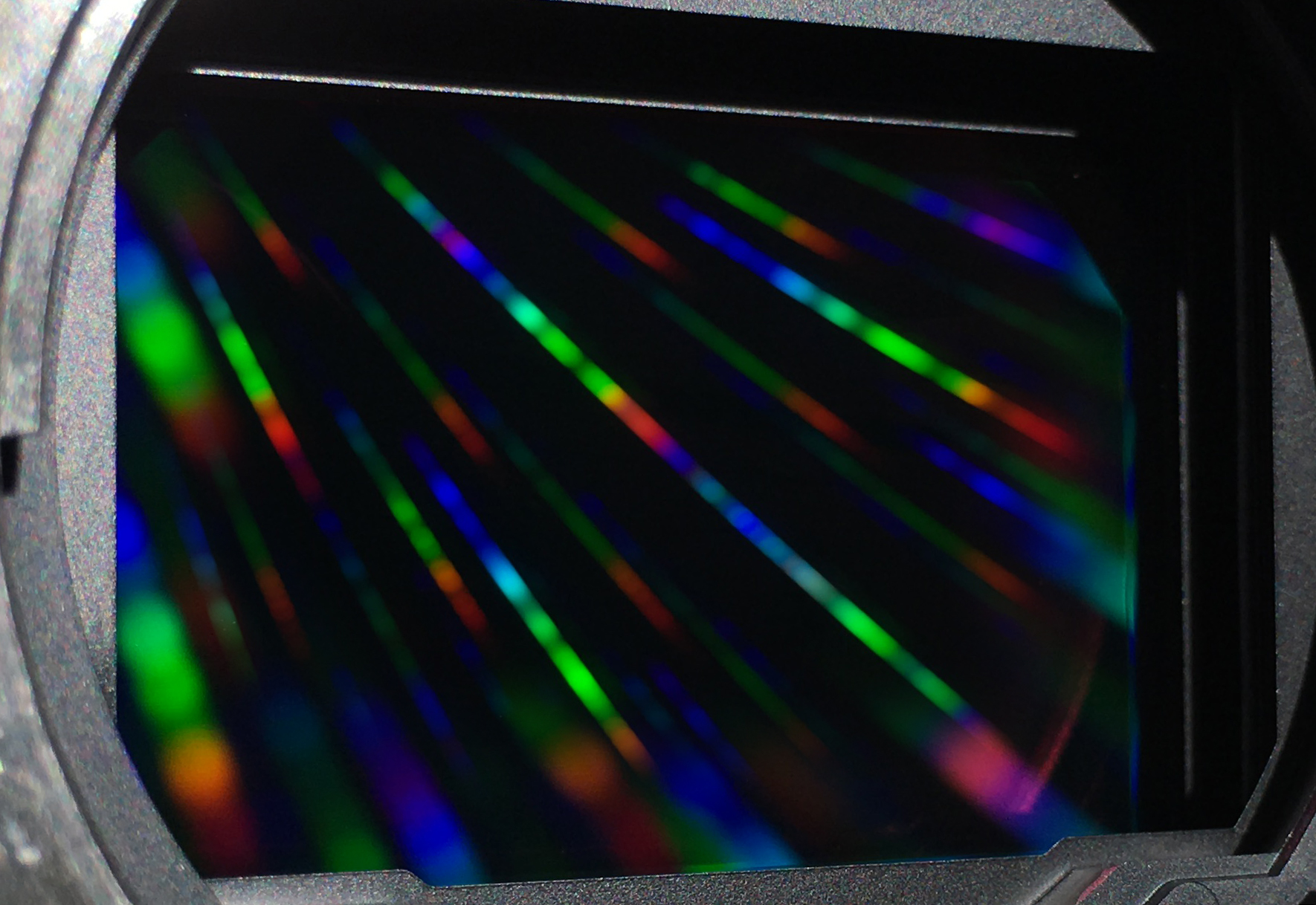 camera sensor with light streaks