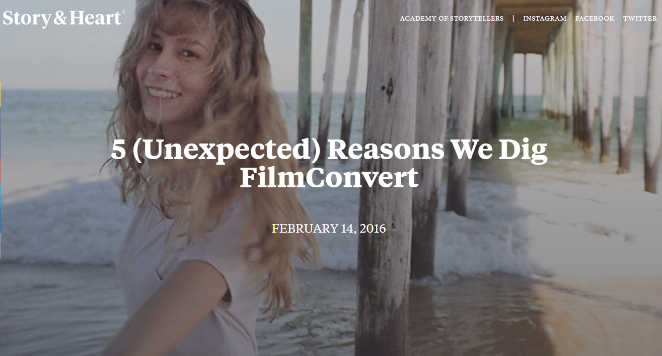 FilmConvert film stock comparison